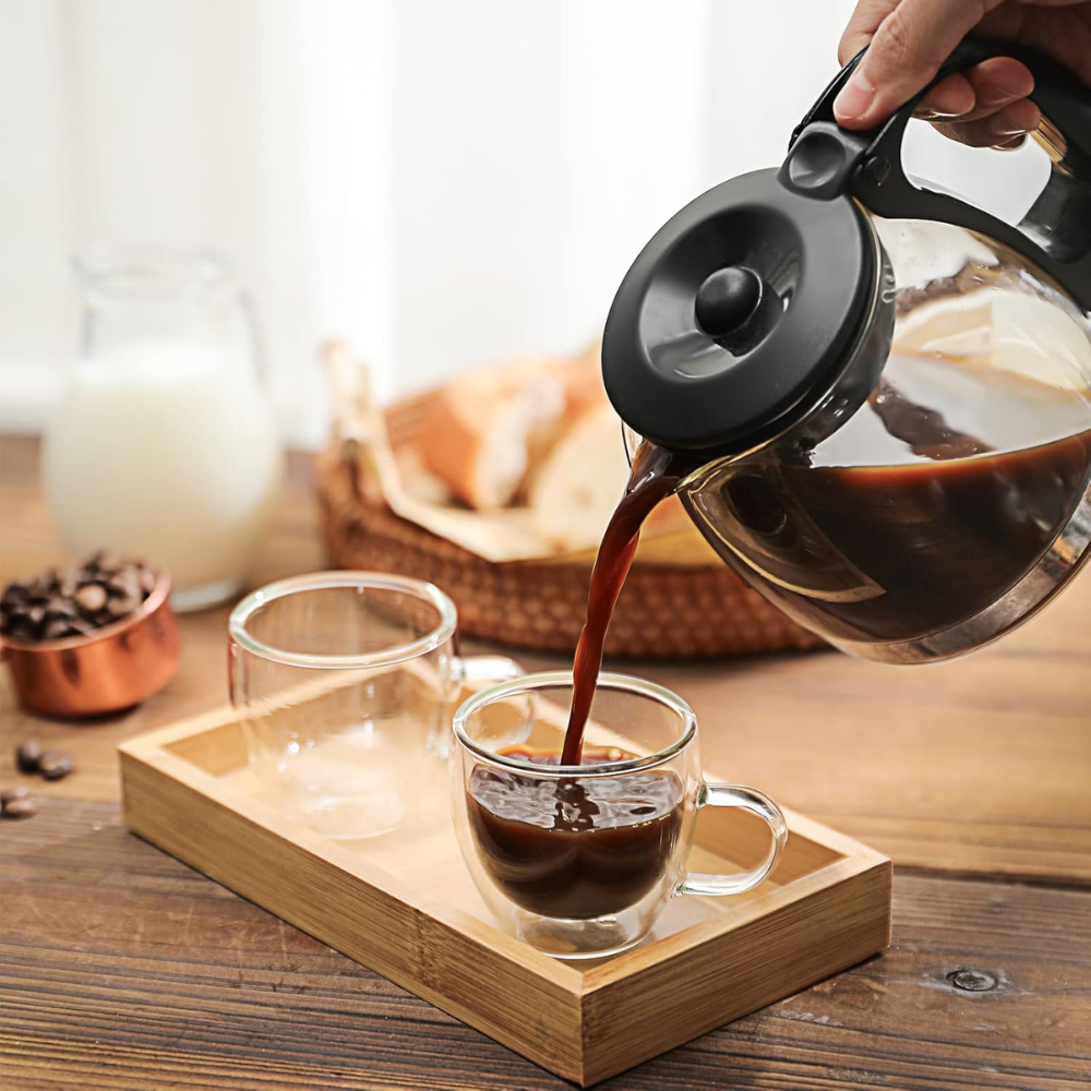 Set de Tazas Expreso Doble Pared de Vidrio 100 ml - Imagen 5