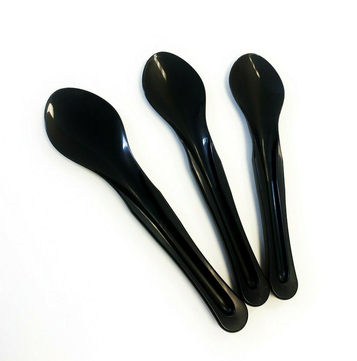 (10 unidades) Espátulas para Gelato / Helado – Combo de Polipropileno Negro - Imagen 4