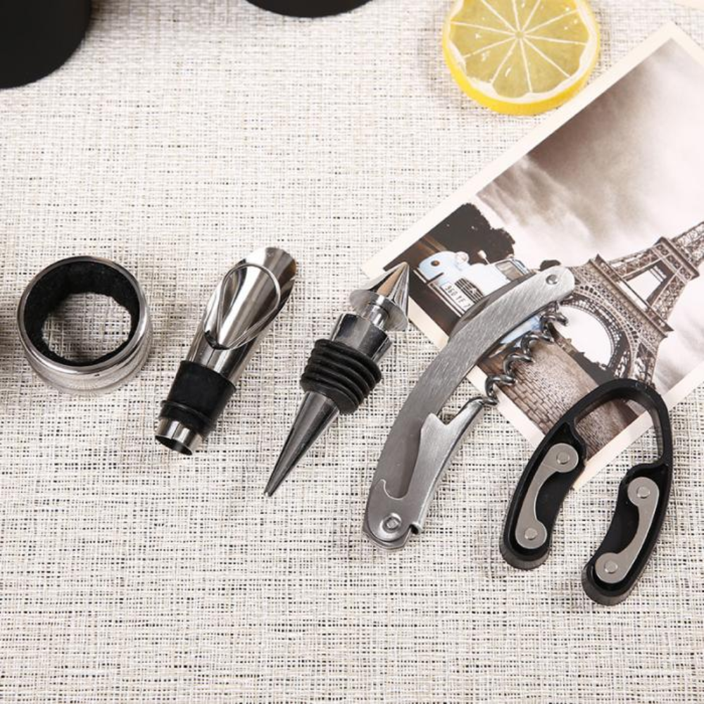 Set de 5 Herramientas Saca Corcho para Botella de Vino - Imagen 3