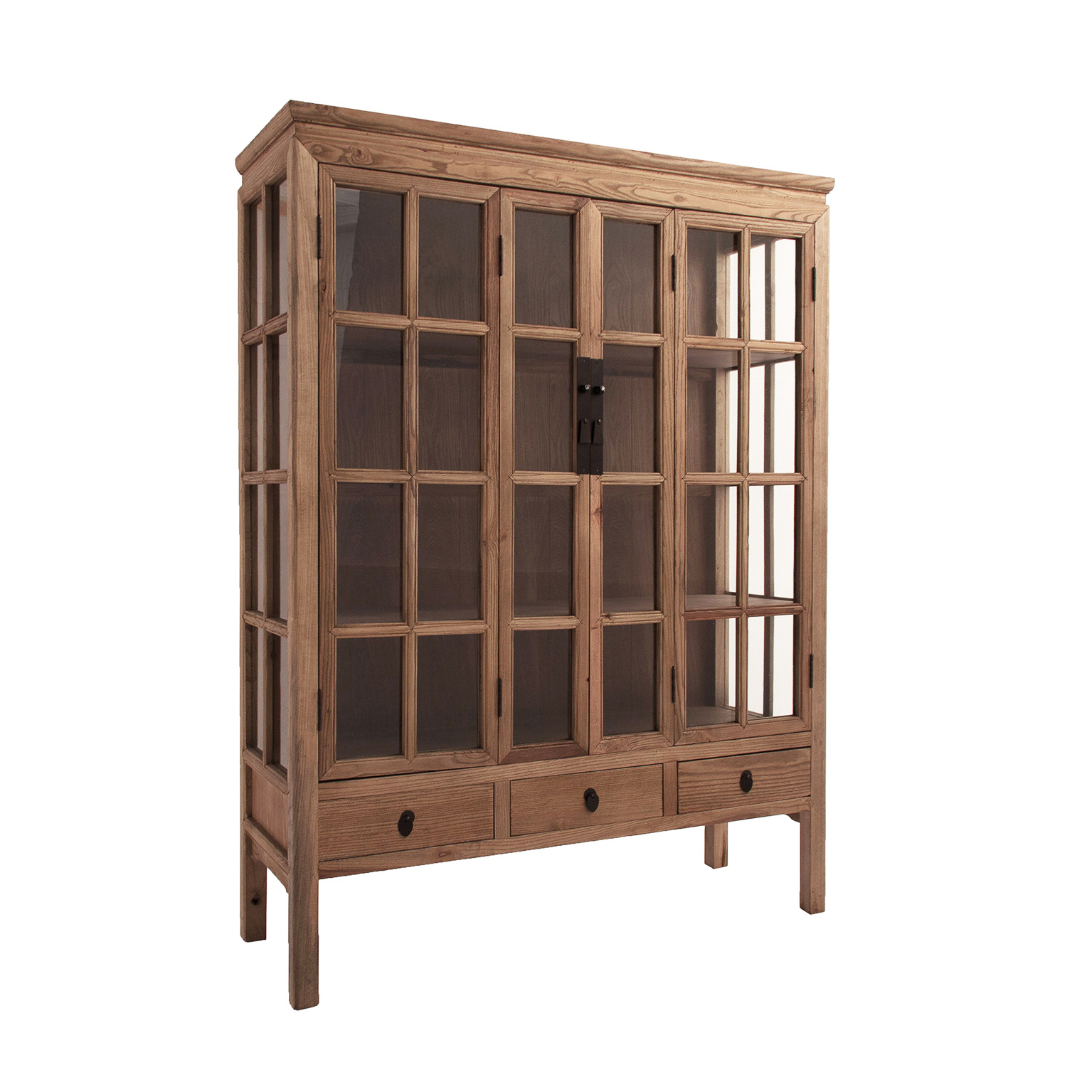 Vitrina Acristalada en Madera de Olmo-Tartu - Imagen 2