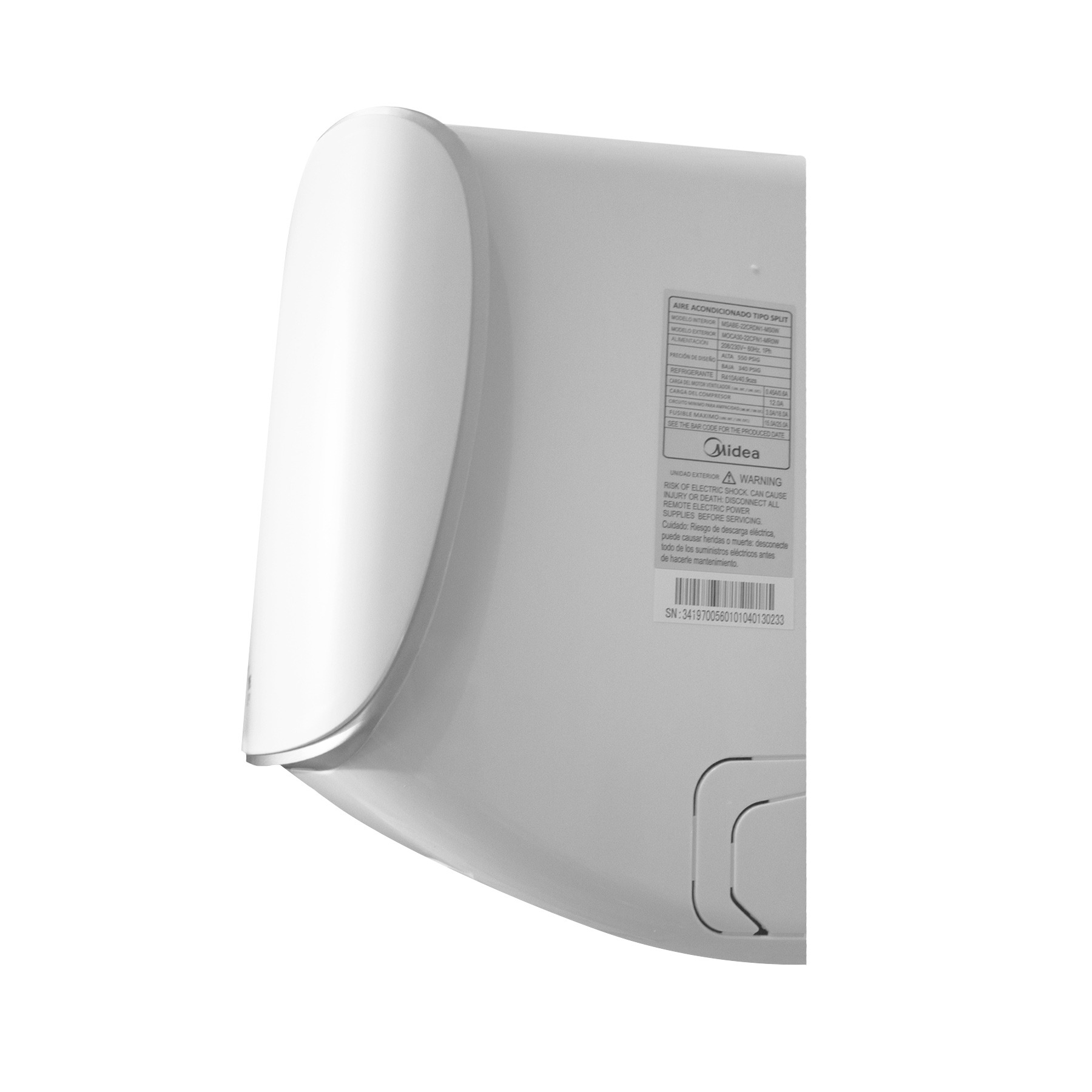 AIRE ACONDICIONADO MINI SPLIT INVERTER 36000 BTU 220V EFICIENCIA 19S R410A / MIDEA - Imagen 9