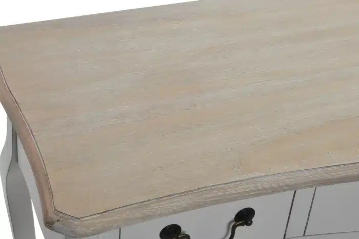 Sinfonier en Madera Blanca Natural Cecile, Provenzal(48x35x100 cm) - Imagen 2